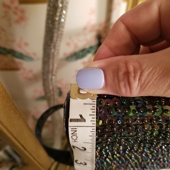 Cocue Royal Blue Sequin Bag Japanese - Picture 10 of 10